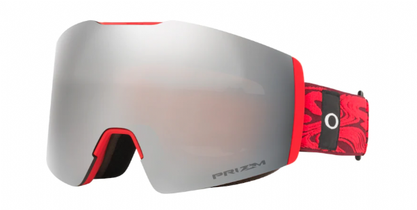 Oakley Fall Line M (mittel) Red Dynamic Flow/ Prizm Snow Black Iridium