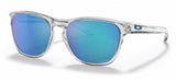 Oakley Manorburn Polished Clear/Prizm Sapphire