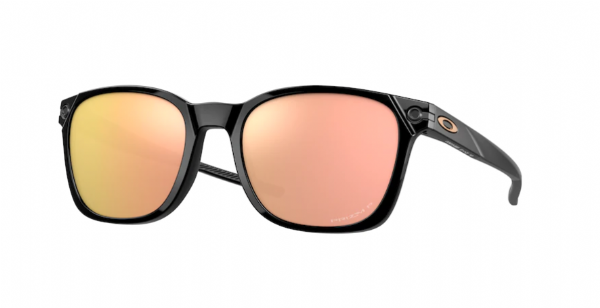 Oakley Ojector Poliertes Schwarz/Prizm Roségold Polarisiert