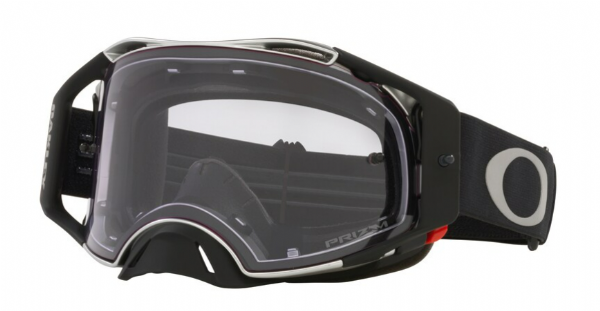 Oakley Airbrake MX Tuffblocks Black Gun/ Clear