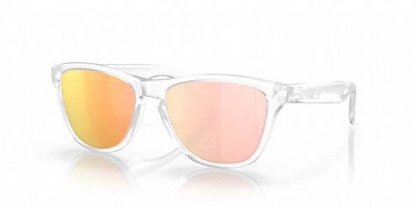 Oakley Frogskins XS (extra klein) Matte Clear/Prizm Rose Gold