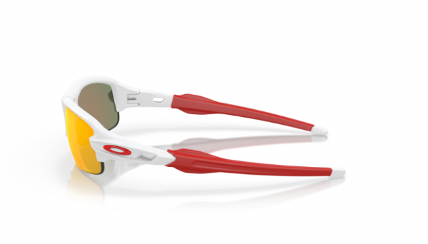 Oakley Flak XXS (extra extra small) Matte White/ Prizm Ruby