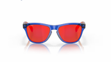 Oakley Frogskins XXS (extra extra klein) Crystal Blue/Prizm Ruby