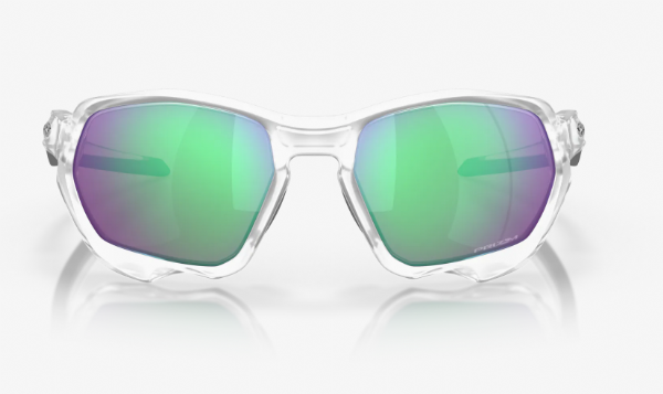 Oakley Plazma Matte Clear/ Prizm Road Jade