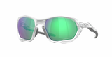 Oakley Plazma Matte Clear/ Prizm Road Jade