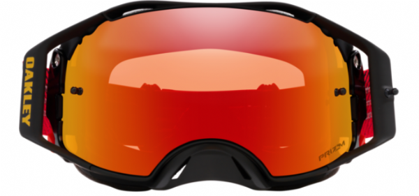 Oakley Airbrake MX Red Flow/Prizm Torch Iridium