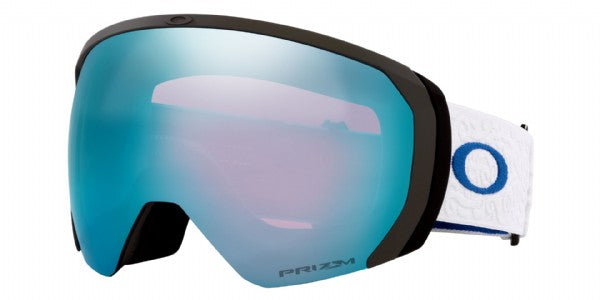 Oakley Flight Path L Weiß-Blau/Prizm Snow Sapphire Iridium