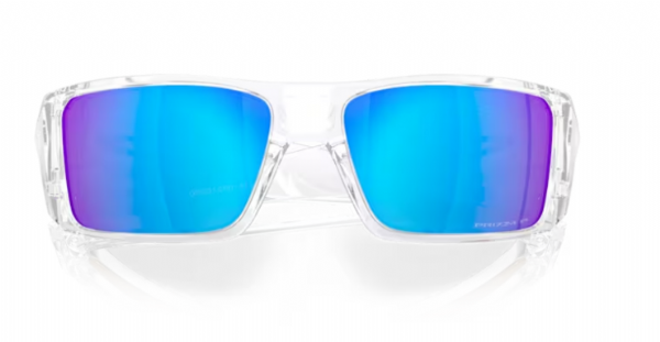 Oakley Heliostat Polished Clear/Prizm Sapphire Polarized