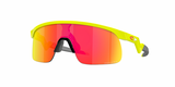 Oakley Resistor Youth (Small) Tennis Ball Yellow/Prizm Ruby