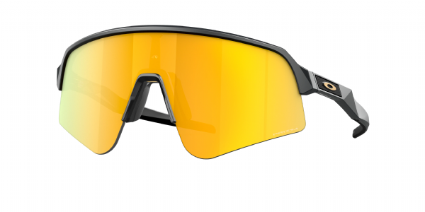 Oakley Sutro Lite Sweep sportbril in Matte Carbon met Prizm 24K lens, ideaal voor zonnige dagen