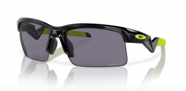 Oakley Capacitor Youth (Small) Poliertes Schwarz/Prizm Grau