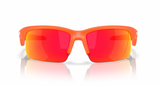 Oakley Capacitor Youth (Small) Matte Neon Orange/ Prizm Ruby