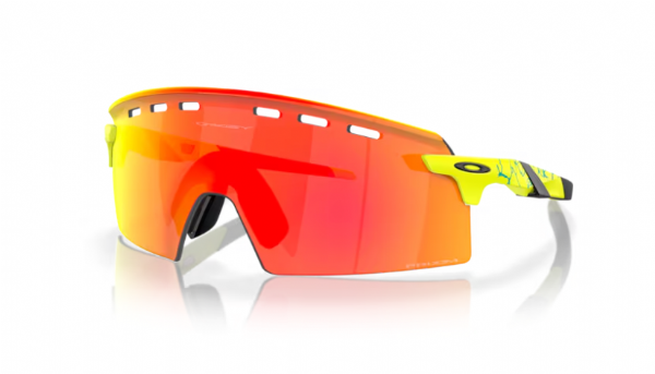 Oakley Encoder Strike Vented Matte Tennisball Gelb/Prizm Ruby