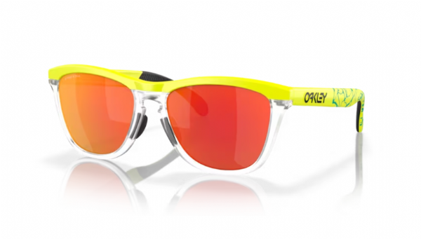 Oakley Frogskins Range Matte Tennisball Yellow/ Prizm Ruby