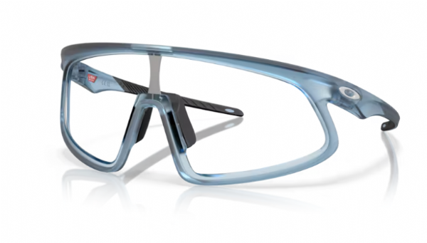 Oakley RSLV Matte Transparent Stonewash/Clear to Black Iridium Photochromic