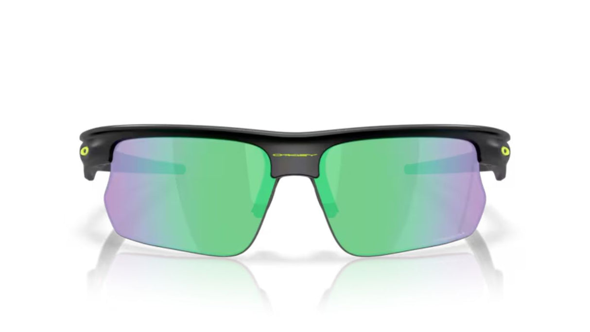 Oakley Bisphaera Matte Black/ Prizm Road Jade voorkant