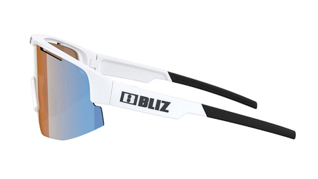 Bliz Matrix Small Matte White Coral Orange Mirror Blue zijkant