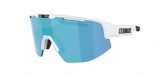 Bliz-Matrix-Small-Matte-White-SmokeBlue-Mirror