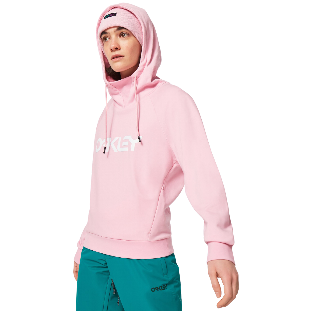 Oakley Womens 2.0 Fleece Hoody/ Pink Flower