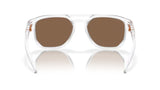Oakley Latch Beta Matte Clear/ Prizm Bronze Achterkant