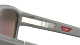 Oakley Latch Beta Matte Grey Ink/ Prizm Sapphire Polarized Achterkant