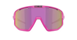 Bliz Vision Sportbril Matte Neon Rose/Brown&Purple Mirror