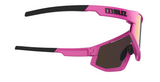 Bliz Vision Sportbril Matte Neon Rose/Brown&Purple Mirror