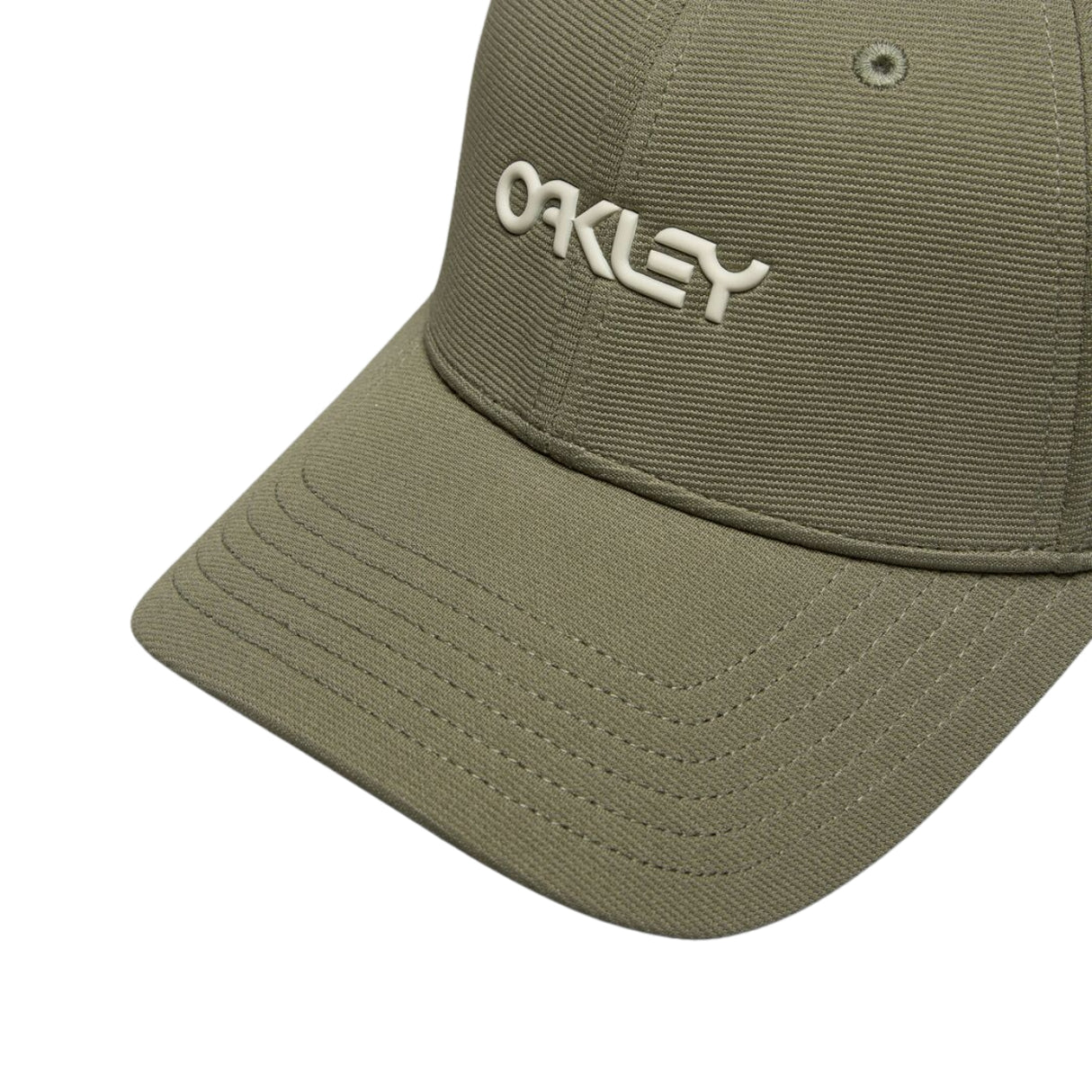 Oakley-6-Panel-Stretch-Metallic-Hat-Deep-Olive-Mist