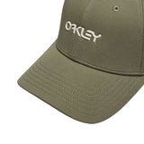Oakley-6-Panel-Stretch-Metallic-Hat-Deep-Olive-Mist
