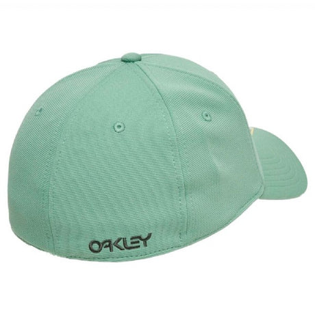 Oakley-6-Panel-Stretch-Metallic-Hat-New-Jade