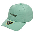 Oakley-6-Panel-Stretch-Metallic-Hat-New-Jade