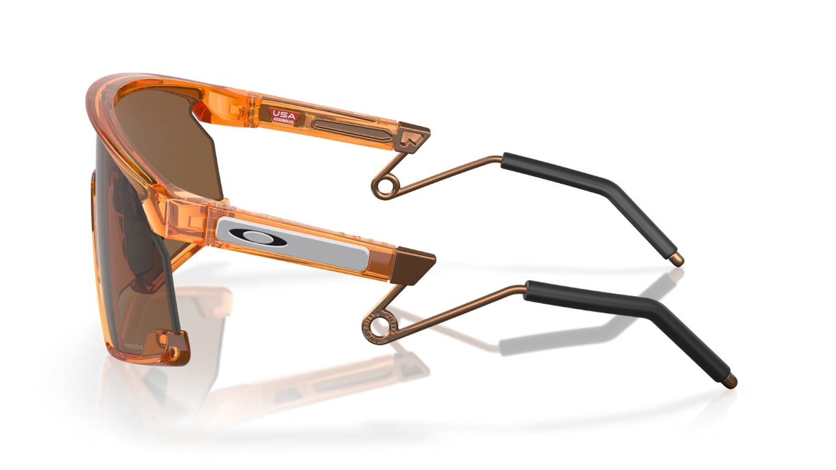 Oakley BXTR Metal Matte Transparent Light Curry/ Prizm Bronze Zijkant