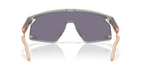 Oakley BXTR Metal Transparent Grey Ink/ Prizm Grey achterkant