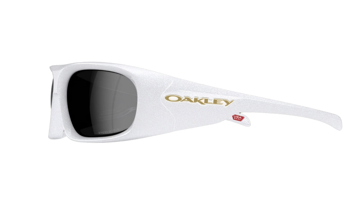 Oakley Belleville Pearl White/ Prizm Black zijkant