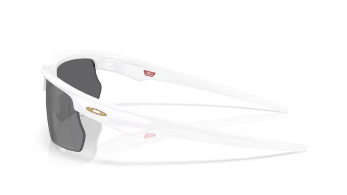 Oakley Bisphaera Matte White/ Prizm Black zijkant