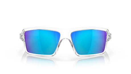 Oakley Cables Polished Clear Prizm Sapphire Polarized voorzijde