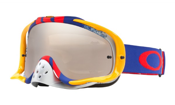 Oakley-Crowbar-MX-Pinned-Race-Red-Blue-Black-iridium-Clear