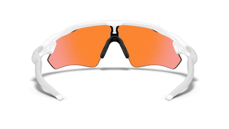Oakley Custom Radar EV Path Polished White-Gold Icon/Prizm Trail achterzijde