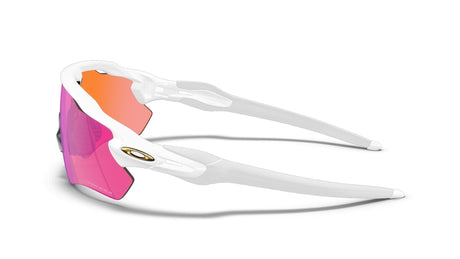 Oakley Custom Radar EV Path Polished White-Gold Icon/Prizm Trail zijaanzicht