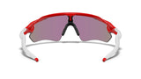 Oakley Custom Radar EV  Redline/ Prizm Jade achterzijde