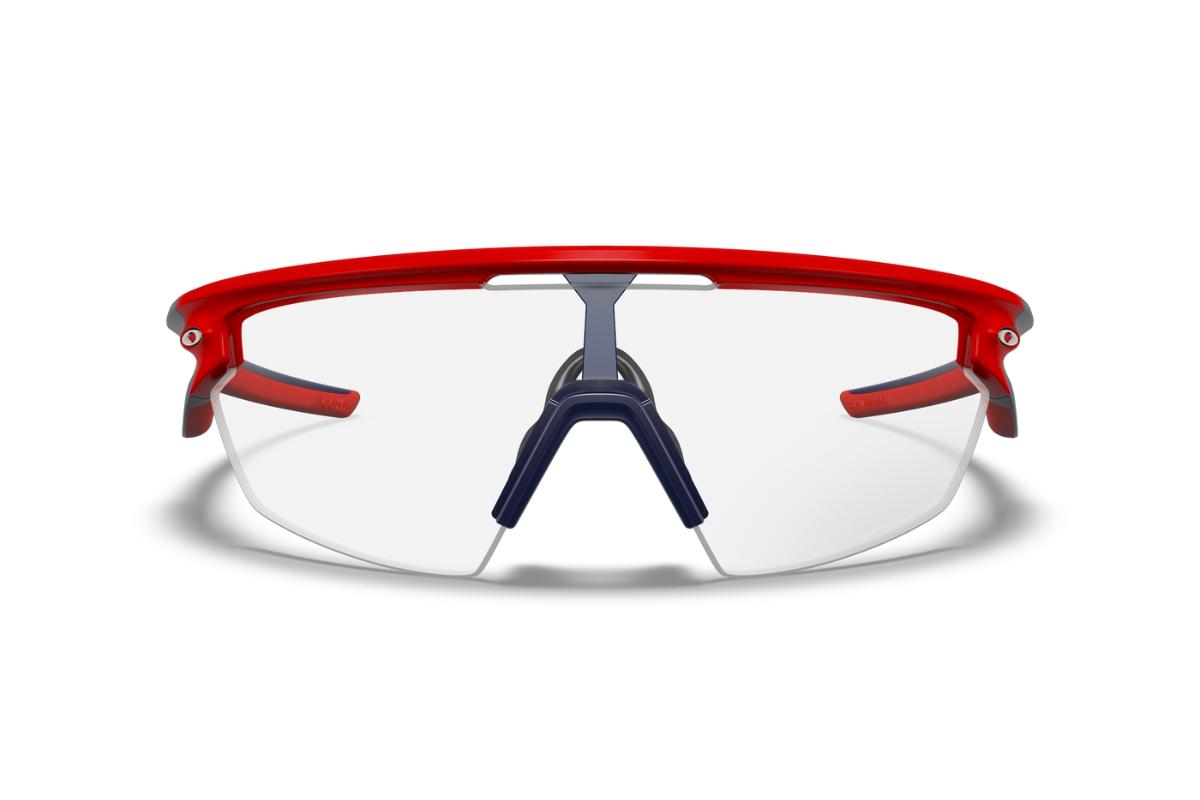 Oakley-Custom-Sphaera-Matte-Redline-Navy-Blue-Clear-To-Black-Photochromic-voorkant