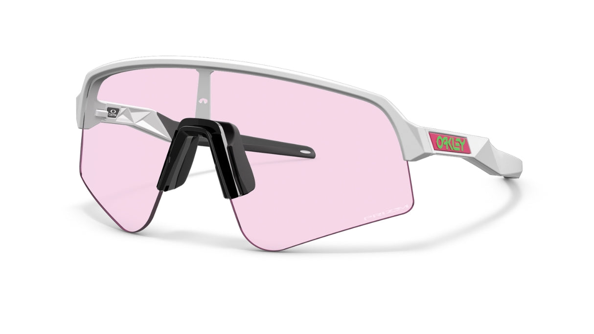 Oakley-Custom-Sutro-Lite-Sweep-Matte-White-Pink-80s-Green-Prizm-Low-Light