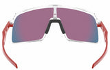 Oakley Custom Sutro Polished Clear/ Prizm Road Achterkant