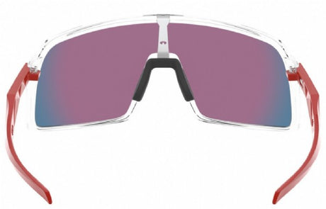 Oakley Custom Sutro Polished Clear/ Prizm Road Achterkant