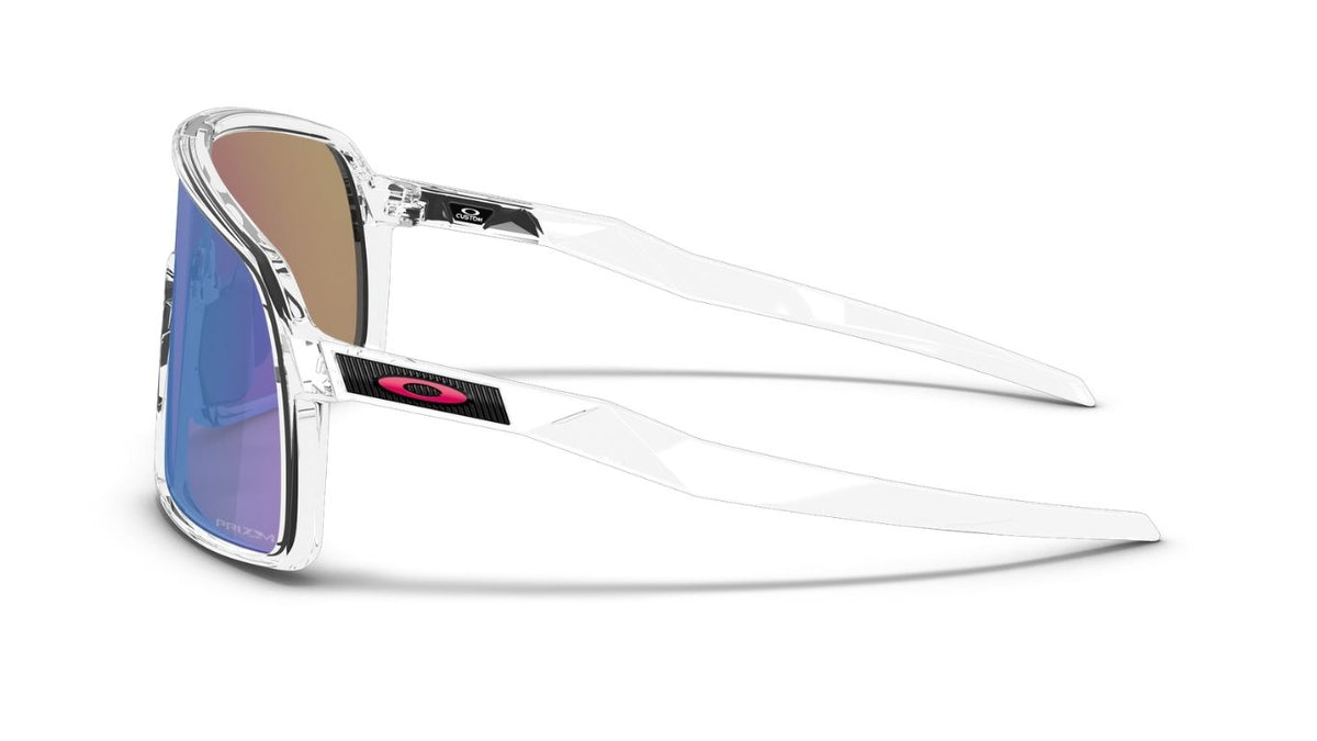 Oakley-Custom-Sutro-Polished-Clear-Prizm-Sapphire
