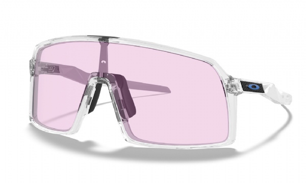 Oakley Custom Sutro Polished Clear-Sapphire Icon/ Prizm Low Light