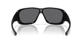 Oakley De La Salle Polished Black/ Prizm Black achterzijde