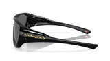 Oakley De La Salle Polished Black/ Prizm Black zijkant