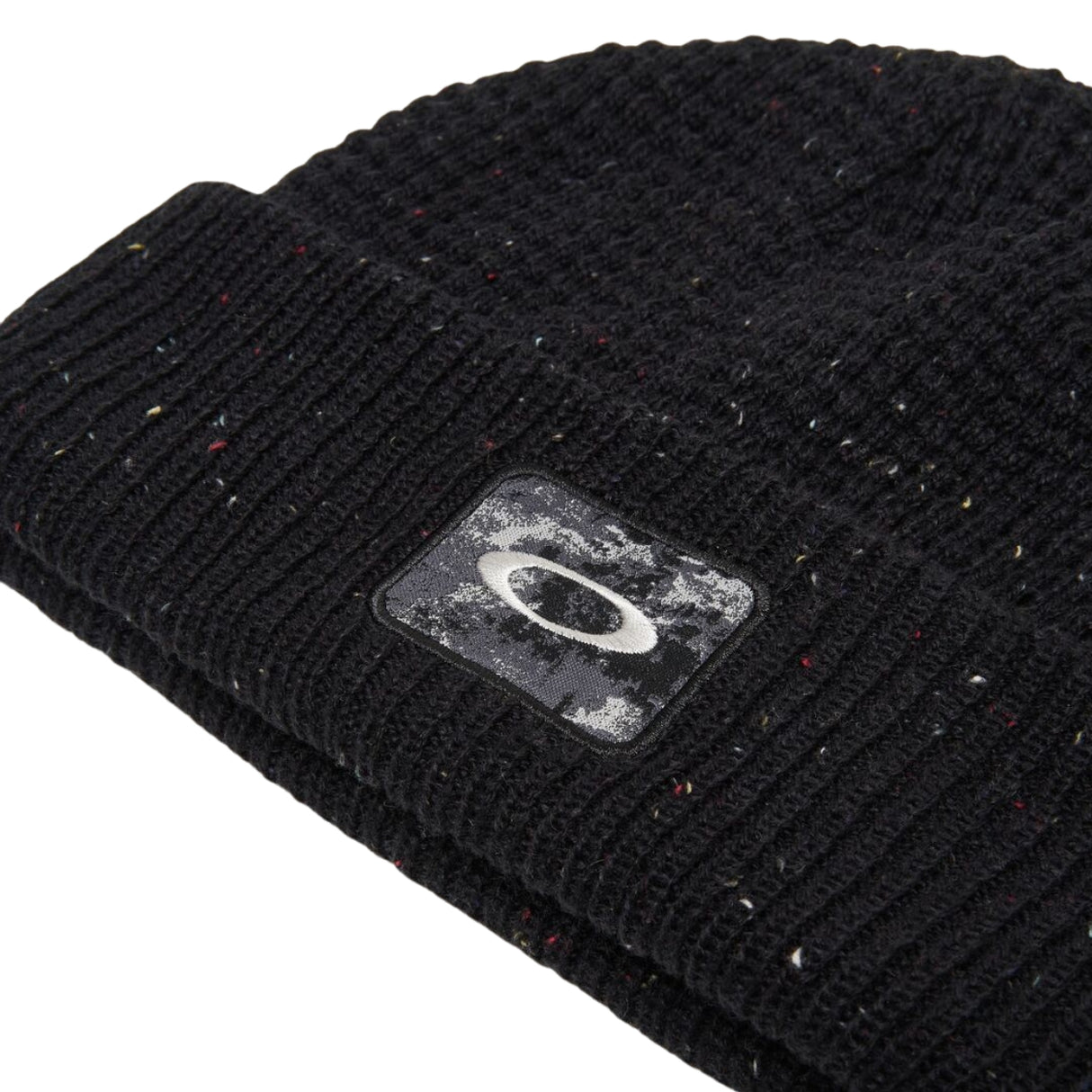Oakley Ellipse Patch Waffle Beanie/ Blackout