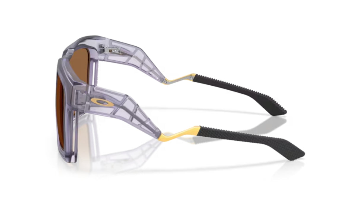 Oakley Enigma Ink Matte Transparent Lilac/ Prizm Bronze zijkant